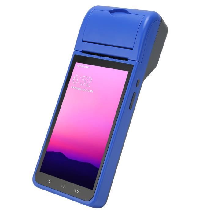 Terminal Pos Android PDA Imprimante Reçus Thermique 58mm - Écran 5,5 Android 12 - Lecteur Code-Barre 2D Terminal PDA Mobile