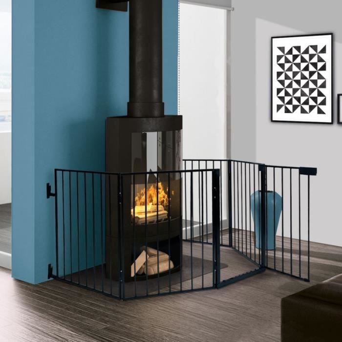 Barriere de securite pour poele a top granule