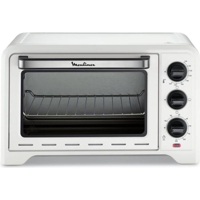 Mini four électrique - OPTIMO YY2960FB - 19L - Gril chauffage conventionnel bain-marie - Blanc