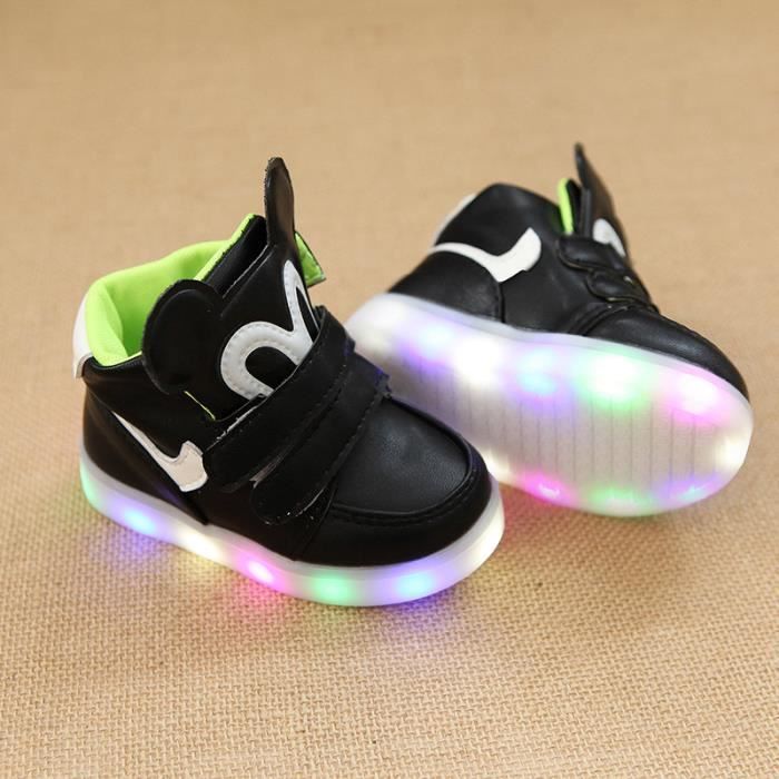 basket lumineuse garçon adidas