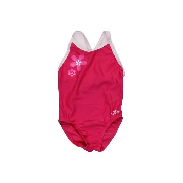 Maillot De Bain Bebe Fille Nabaiji 18 Mois Rose Ete Rose Cdiscount Pret A Porter