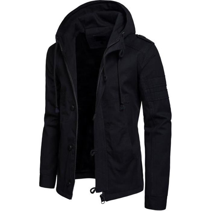 Blouson Homme Perfecto Court Mode Losir Unie Veste Uniforme