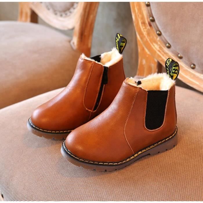 Enfants bottes de neige 2021 automne hiver coton chaussures