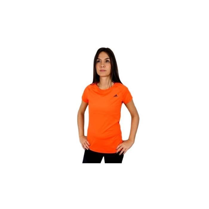 Tee shirt adidas orange femme store