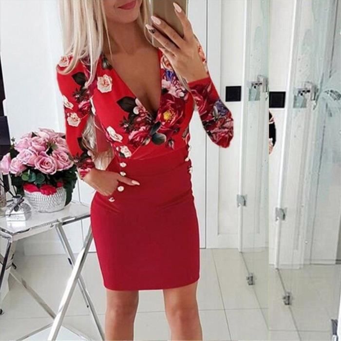 Robe Femme Longue En Mousseline – Col En V, Coulante, élégante Pour Soirée Ou été (Taille 45)