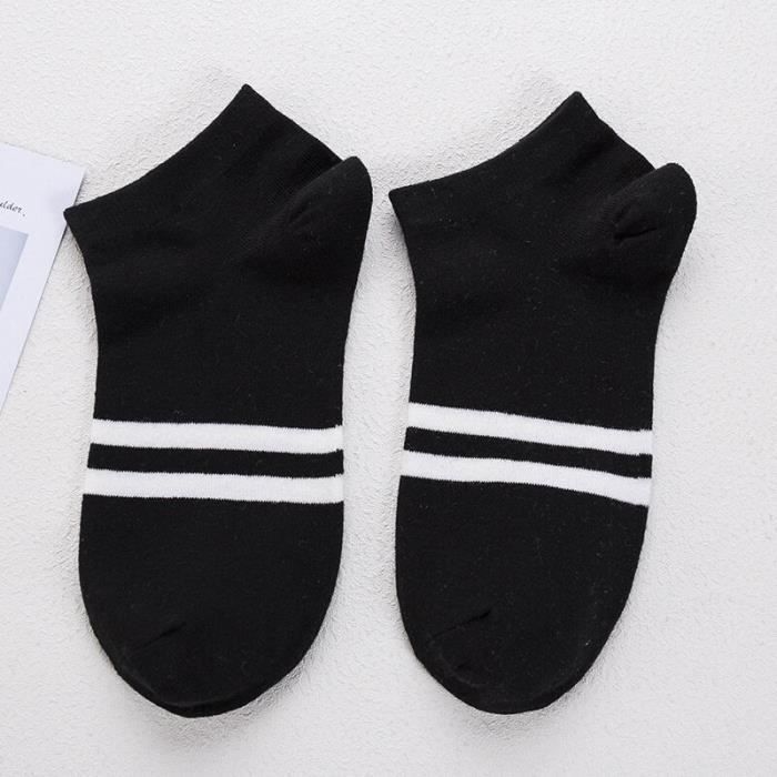 Chaussettes Invisibles - Lot De 5 - Multicolore - - 6.00