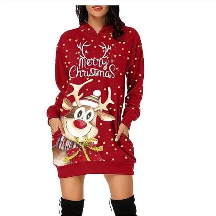 Veste de noel hot sale femme