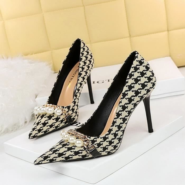Escarpin talon top aiguille pas cher