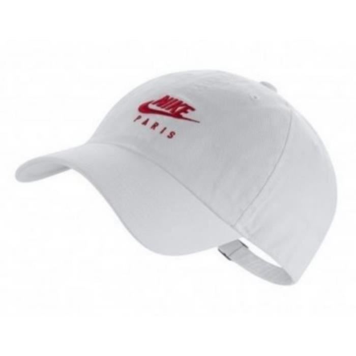 casquette nike blanche et rouge