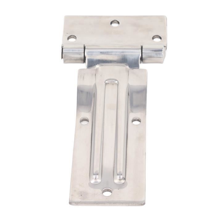 Sourcing Map Longueur 100mm Acier Inoxydable Coin Carré Single Action Ressorts 2pcs Charnière Porte