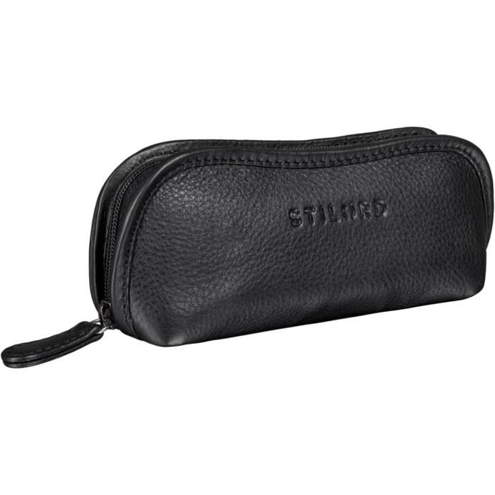 Étui À Lunettes Souple Motif Litchi Carré Élégant | Coccinelle-Paradis