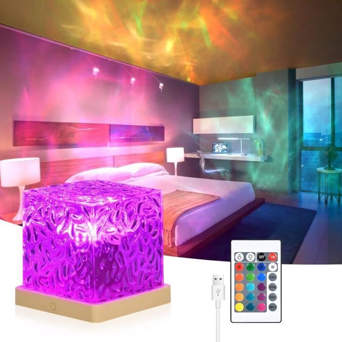 Lampe Lanterne LED Pixelisée Rechargeable - 16 Couleurs, Télécommande, Lumière D'ambiance Pour Chambre, Salon Ou Salle De Jeux