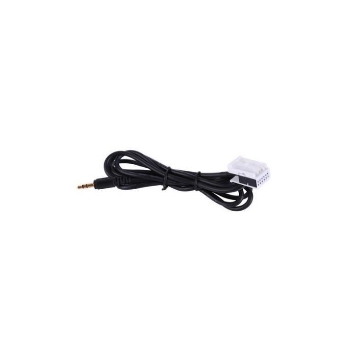 Cable AUXILIAIRE MP3 AUTORADIO MERCEDES Classe A W169 C neuf 