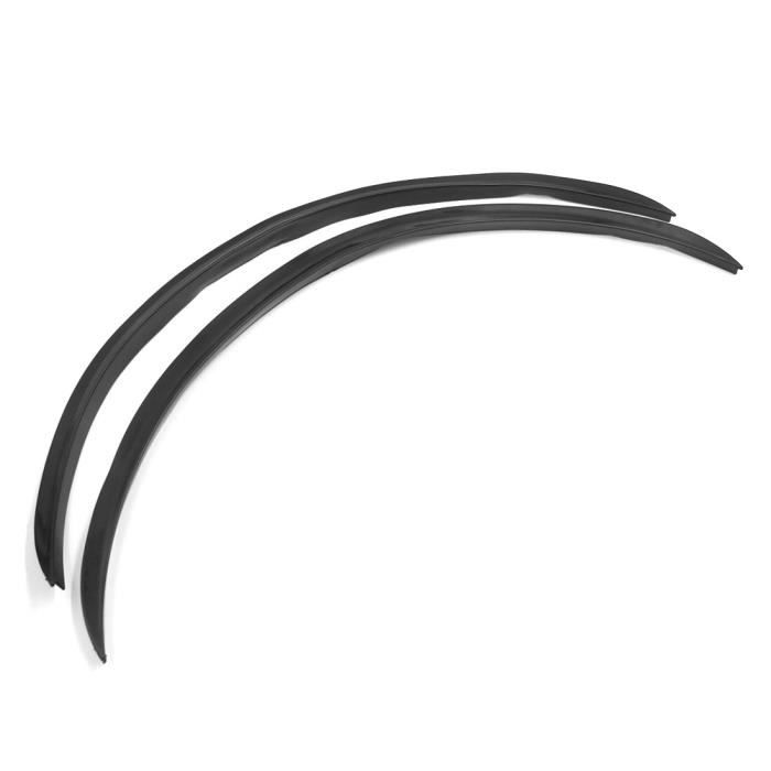 MACHSWON Bandes De Sourcils Pneu Voiture 5,5 Cm X 1,5 M - Garde-Boue Latéral Universel En Caoutchouc Noir