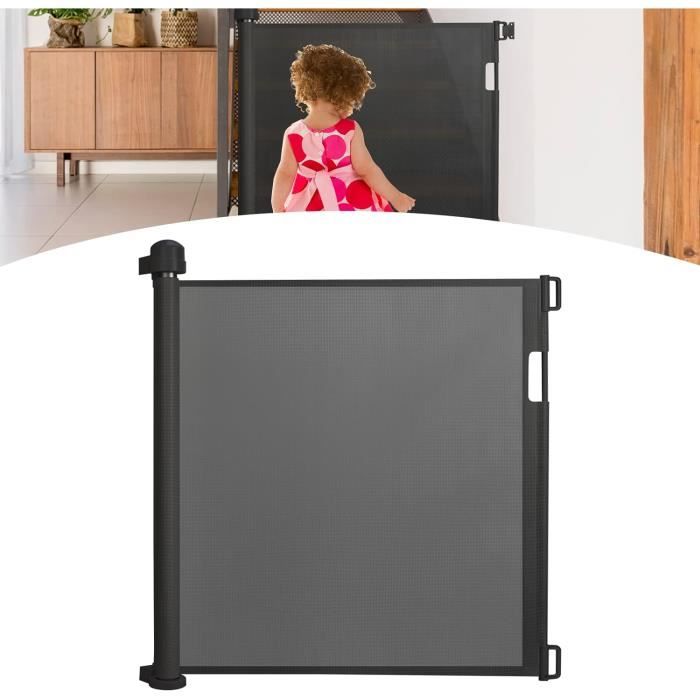 Barrière Sécurité Bébé Et Chien YOOFOR Extensible 0-140cm - Hauteur 85cm - Pour Escaliers Et Portes