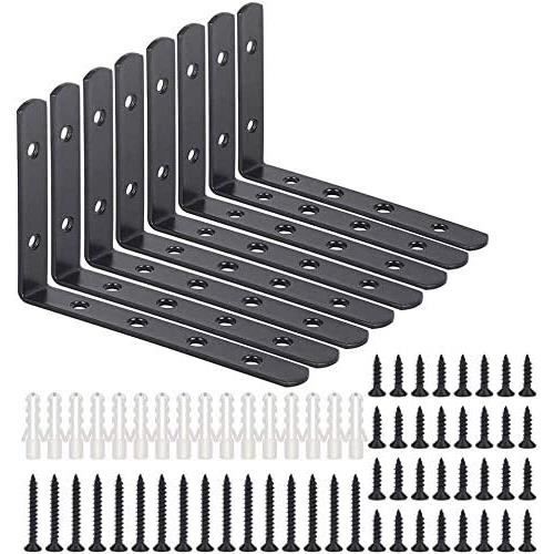 Lot De 20 équerres De Fixation 50 Mm - Lonely High Heels - Support étagère Inox Brossé