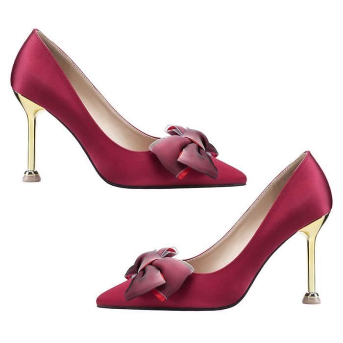 Paire De Clips Chaussure Femme Nœud Détachable Pour Talons Hauts - Décoration Ruban