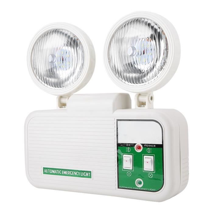 Lumière De Secours LED Avec Télécommande - 6 Têtes Réglables, Montage Mural/plafond, UL, 277V, Neuf