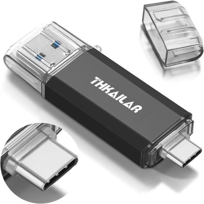 Thkailar Clé Usb 512Go, 2 In 1 Usb C 3.0 Flash Drive Dual Cle Usb Mémoire  Stick Pour Smartphones-Samsung Téléphones-Ordinateu[H538] - Cdiscount  Informatique