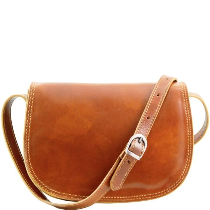 Tuscany Leather - Isabella - Sac bandoulière en cuir - Miel (TL9031)