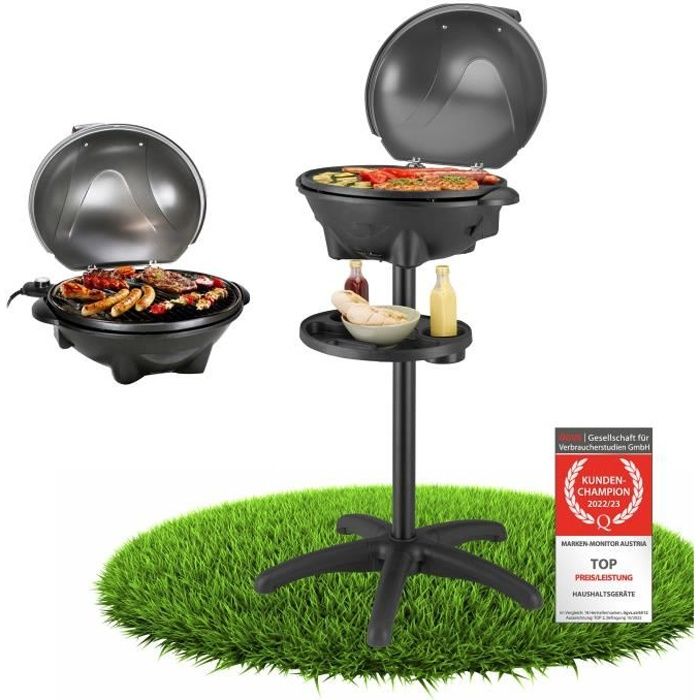 Barbecue electrique de table Noir - 2400W - Barbecue 2