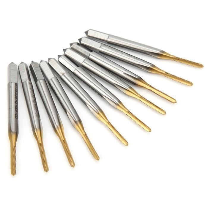 Lot De 10 Tarauds Machine HSS M4 X 0,7 Mm H2 – Pour Acier, Inox, Fonte | Haute Dureté, Excellente Coupe - 4