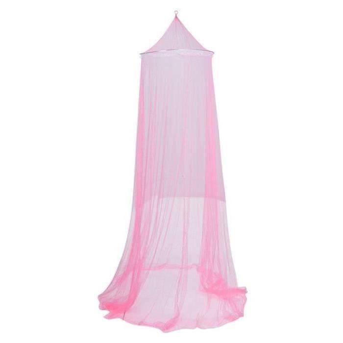 Moustiquaire De Lit Dôme - Protection Anti-Moustiques Blanc - Pour Lits Simple Et Double - Maison, Camping, Voyage