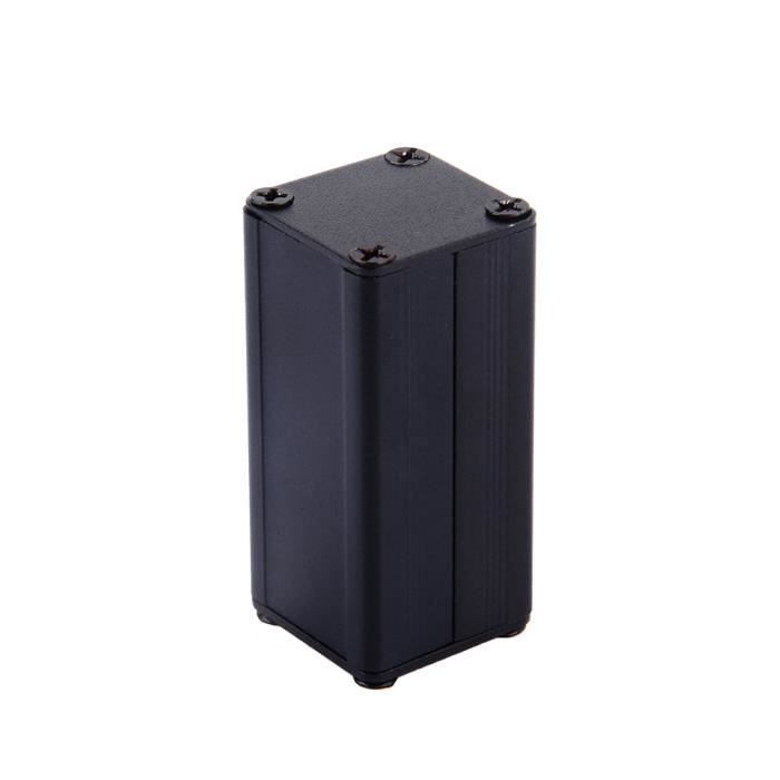 Boîtier En Aluminium Pour Carte PCB, Boîtier De Refroidissement Electronique Noir 25 X 25 X 50 Mm 94971039