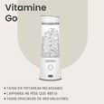 ZEEGMA Vitamine go - Blender portable - Ultra-léger - 450ml - Sans fil - 300W - Fonction glace pilée - Sans BPA - Blanc-1