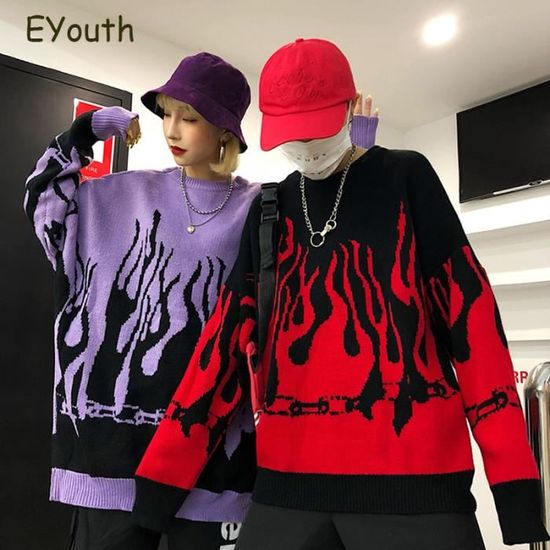 Pull homme et femme couple top