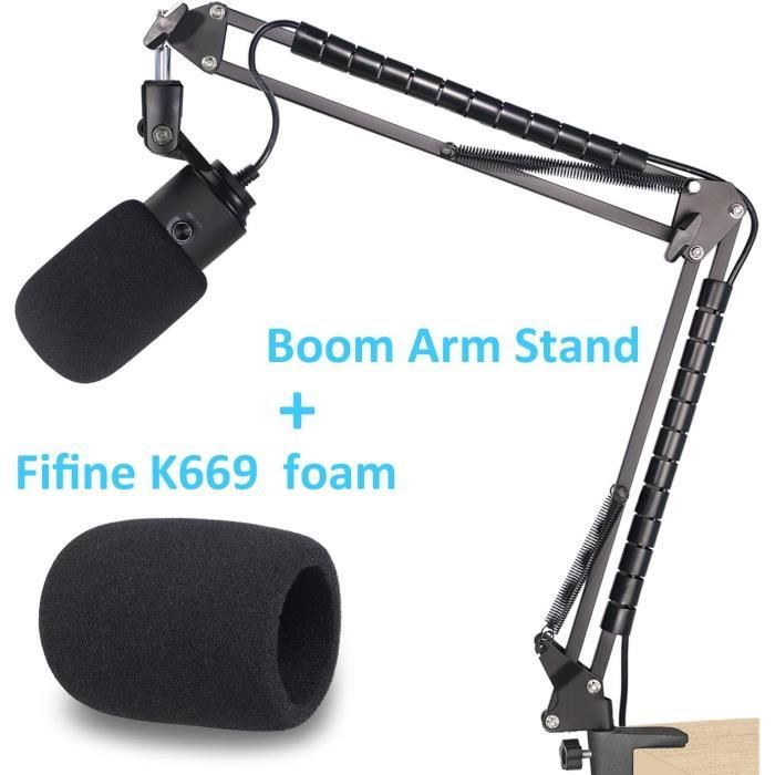 Blue Yeti Support Microphone Professionnel Réglable avec Bonnette en