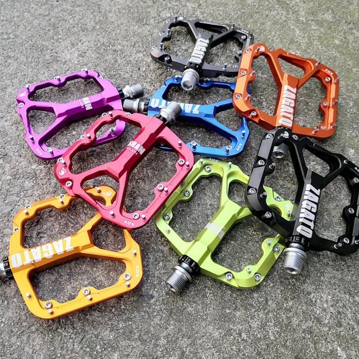 ZAGATO or Pedales De Velo De Montagne Ultralegeres Pieds Plats Alliage D aluminium Cnc 3 Roulements Scel Cdiscount Sport