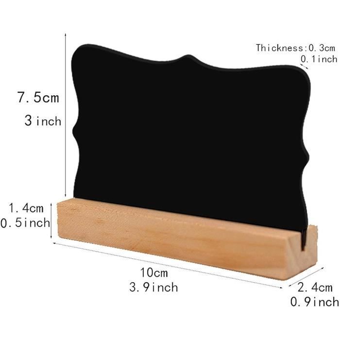 Mini Tableau Mini Tableau Noir, 4 Modèles De Petit Tableau Noir Double Face Avec ...