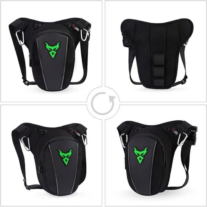 Sac De Jambe Poche De Jambe Sacoche De Jambe Moto Femme Homme De Taille De  Sport Moto Sac Sacoche De Vélo Cyclisme Sac Banane[u794]