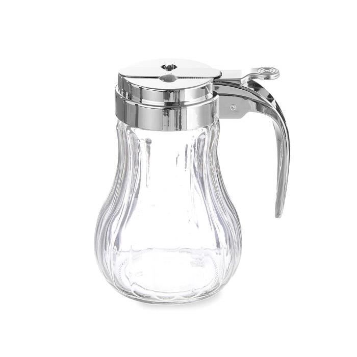 Verseur Miel USYSGT - Distributeur Pratique En Verre, Dosage Précis