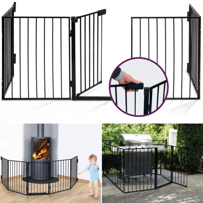 Barrière de sécurité enfant pare-feu de cheminée 5 pans - Cdiscount  Puériculture & Eveil bébé