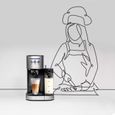 BluMill Machine à café - Machine à piston - Mousseur à lait automatique inclus - Argenté-2
