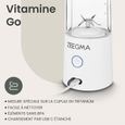 ZEEGMA Vitamine go - Blender portable - Ultra-léger - 450ml - Sans fil - 300W - Fonction glace pilée - Sans BPA - Blanc-2