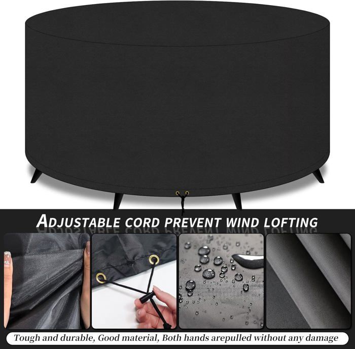 Housse De Table De Billard étanche 600D Oxford - Pour Tables 7/8/9 Pieds, Protection Poussière Et Humidité