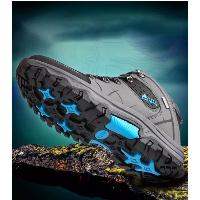 Chaussures de marche homme Nouveau velours chaud Aide lev e