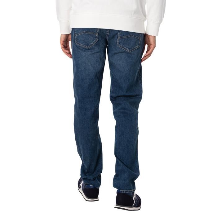 Jean Slim 5 Poches Armani Exchange Homme Bleu