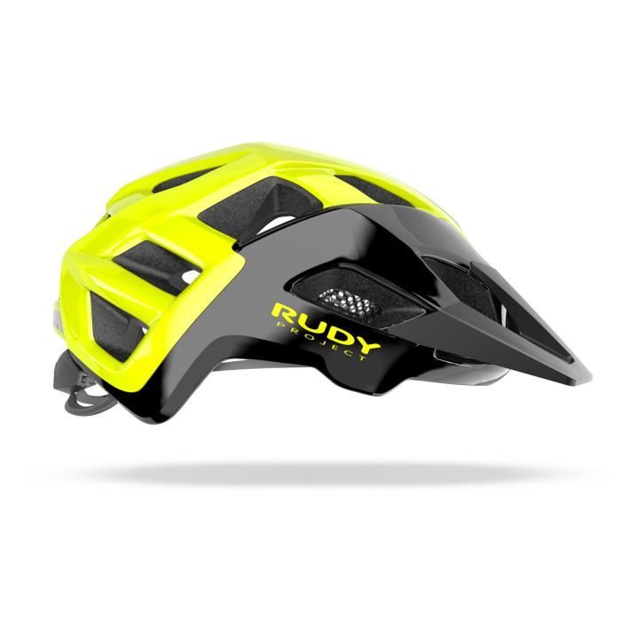 Casque VTT Rudy Project crossway noir jaune fluo chine 55 58 cm Cdiscount Sport