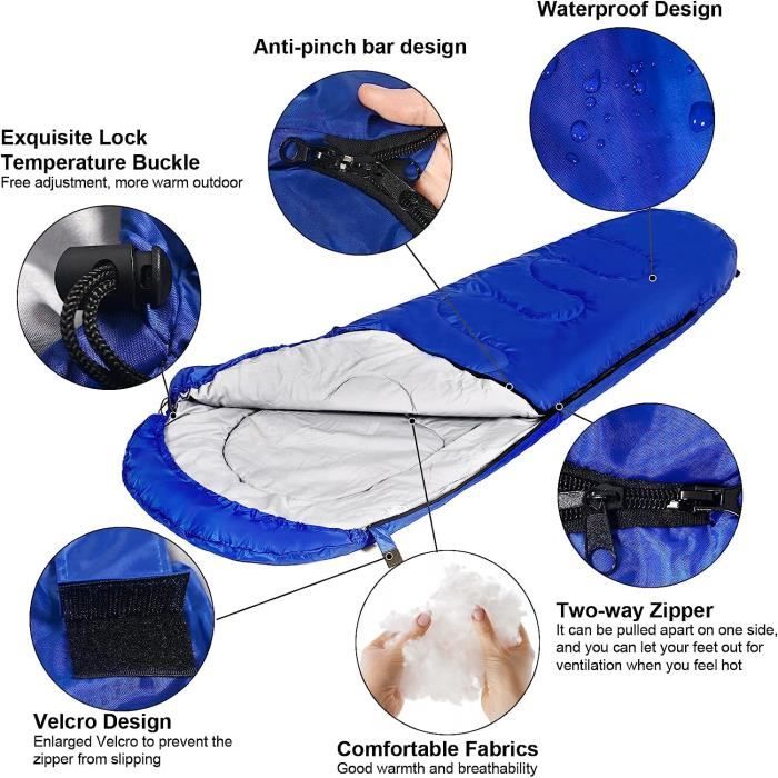Taille sac de best sale couchage