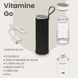 ZEEGMA Vitamine go - Blender portable - Ultra-léger - 450ml - Sans fil - 300W - Fonction glace pilée - Sans BPA - Blanc-3