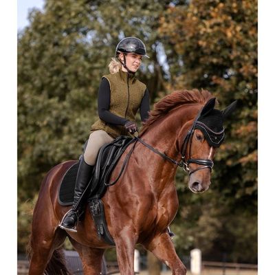 Veste D'équitation Steeds Pour Femme - Taille S (8-10) - Marron/Noir - Imperméable