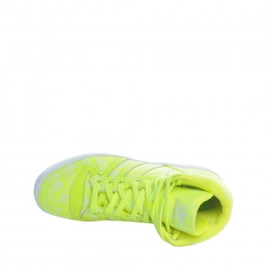 Baskets Montantes ADIDAS Rivalry Hi Homme Jaune Textile