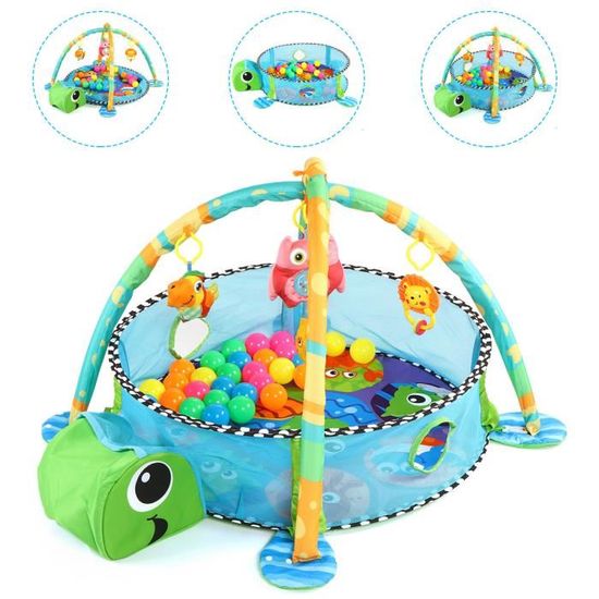 Tapis D Eveil Bebe 3 En 1 Your Way Ball Play Jouet Cadre De Fitness Cdiscount Puericulture Eveil Bebe