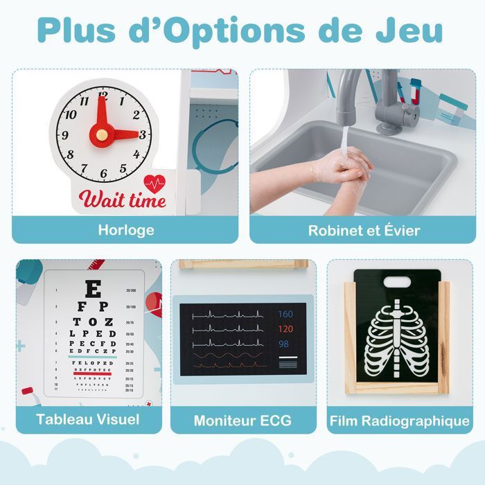Hape Trousse De Médecin En Bois - Kit Interactif Avec Instruments Réalistes Pour Enfants 3 Ans+