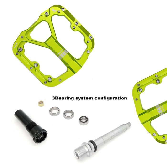 ZAGATO or Pedales De Velo De Montagne Ultralegeres Pieds Plats Alliage D aluminium Cnc 3 Roulements Scel Cdiscount Sport