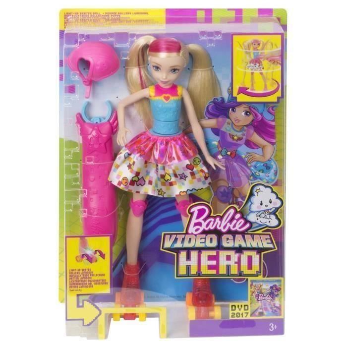 BARBIE Rollers Lumineux Cdiscount Jeux Jouets